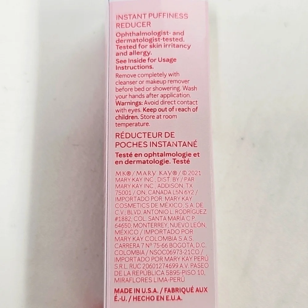 Mary Kay Instant Puffiness Reducer NEW